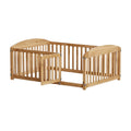 **Houten Kinderbed met Afneembare Zijwand**