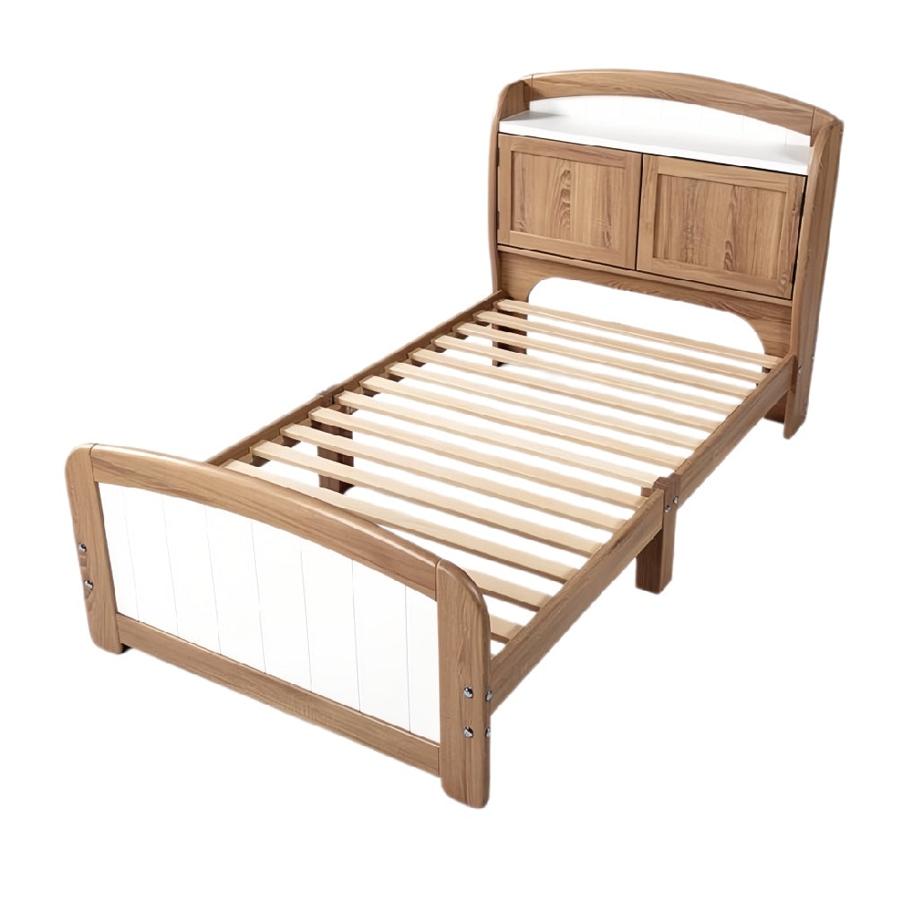 **Technische titel in het Nederlands:** Houten Bedframe met Lade en Lattenbodem