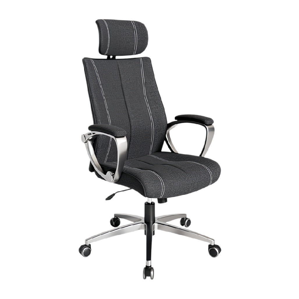 **Ergonomische bureaustoel met verstelbare rugleuning en hoofdsteun**